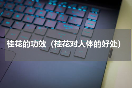 桂花的功效（桂花对人体的好处）