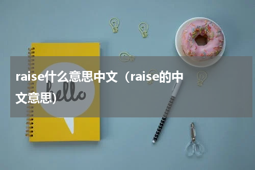 raise什么意思中文（raise的中文意思）