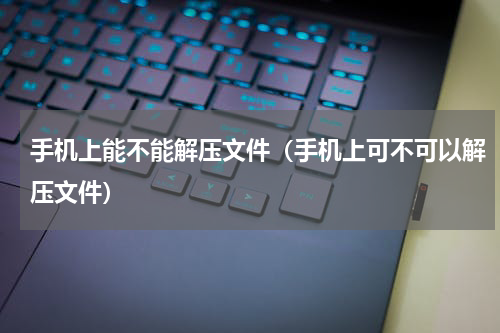 手机上能不能解压文件（手机上可不可以解压文件）