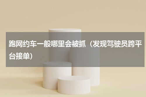 跑网约车一般哪里会被抓（发现驾驶员跨平台接单）