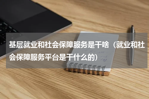 基层就业和社会保障服务是干啥（就业和社会保障服务平台是干什么的）