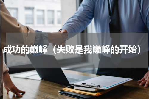成功的巅峰（失败是我巅峰的开始）
