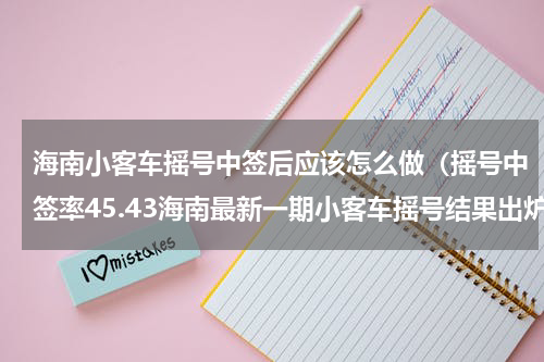 海南小客车摇号中签后应该怎么做（摇号中签率45.43海南最新一期小客车摇号结果出炉）