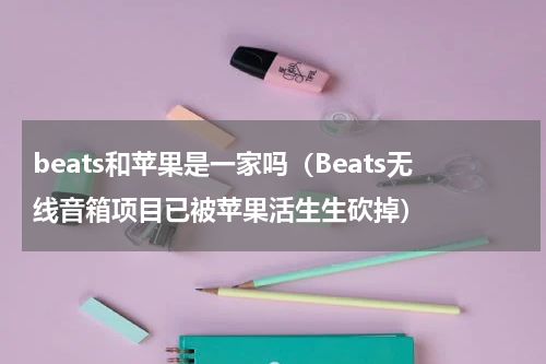 beats和苹果是一家吗（Beats无线音箱项目已被苹果活生生砍掉）