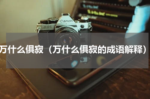 万什么俱寂（万什么俱寂的成语解释）