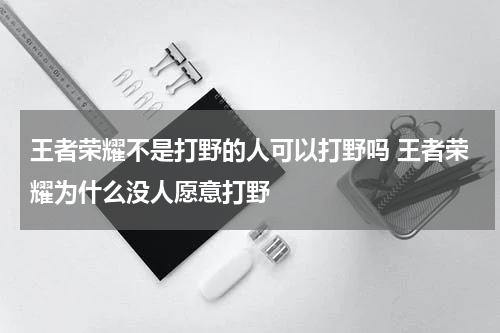 王者荣耀不是打野的人可以打野吗 王者荣耀为什么没人愿意打野