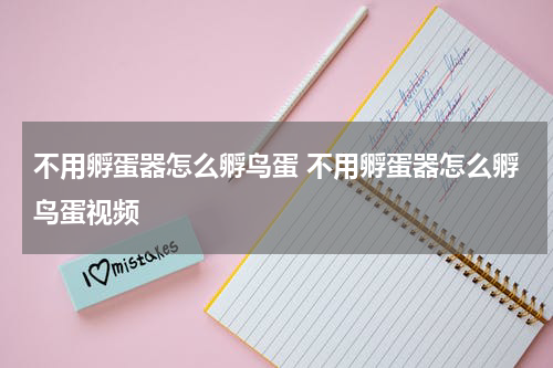 不用孵蛋器怎么孵鸟蛋 不用孵蛋器怎么孵鸟蛋视频