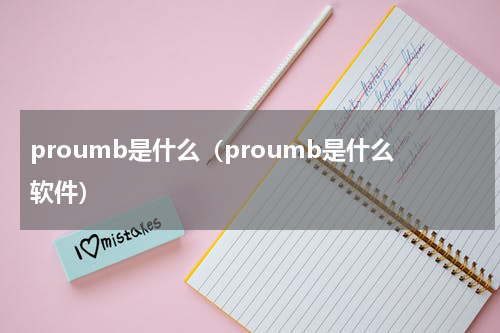 proumb是什么（proumb是什么软件）