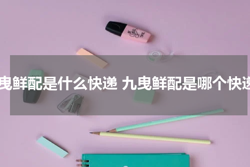 九曳鲜配是什么快递 九曳鲜配是哪个快递