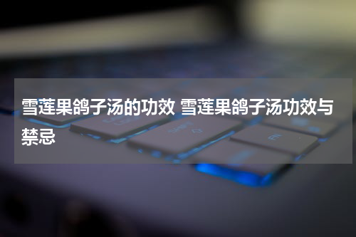 雪莲果鸽子汤的功效 雪莲果鸽子汤功效与禁忌