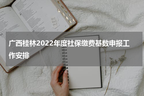 广西桂林2022年度社保缴费基数申报工作安排