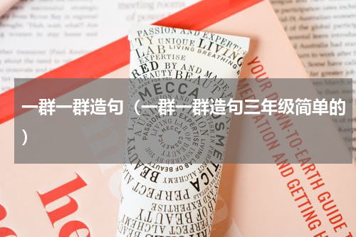 一群一群造句（一群一群造句三年级简单的）